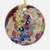 メイド(ヴァージン)、グスタフクリムト、ヴィンテージアールヌーボー セラミックオーナメント (正面)