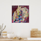 メイド(ヴァージン)、グスタフクリムト、ヴィンテージアールヌーボー ポスター (キッチン)