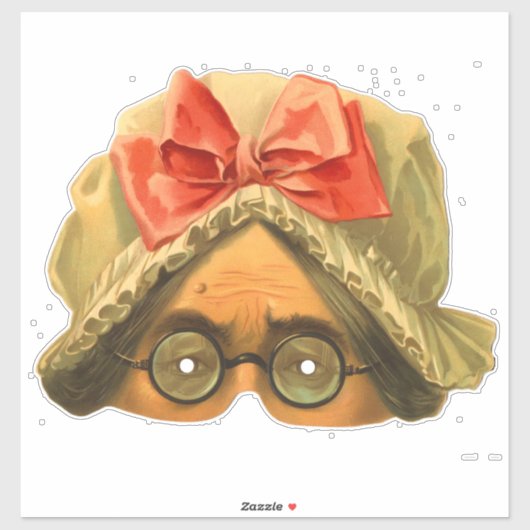 メイド – ヴィンテージビクトリアンマスクシール シール (シート)