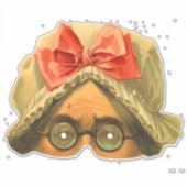 メイド – ヴィンテージビクトリアンマスクシール シール (正面)