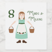 メイドA搾乳 ワインラベル (シングルラベル)