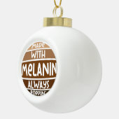 メイドw/メラニン常にポピンブラックブルシスタ セラミックボールオーナメント (右)