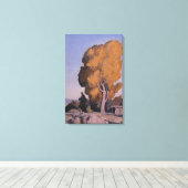 メイナルドディクソン – ローカントリーコットンウッド1940 キャンバスプリント (インサイチュ (ウッドフロア))