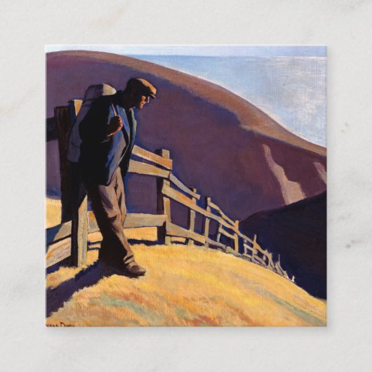 メイナード・ディクソンが行く場所なし エンクロージャーカード (正面)