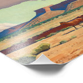 メイナード・ディクソンによるナバホの広い土地 フォトプリント (角)