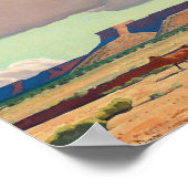 メイナード・ディクソンによるナバホの広い土地 ポスター (角)