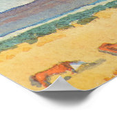 メイナード・ディクソンによるメサへの雨 ポスター (角)