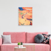 メイナード・ディクソンによる侵入者の偵察 キャンバスプリント (インサイチュ (リビング))