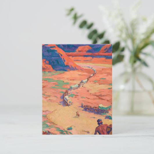 メイナード・ディクソンによる侵入者の偵察 ノートカード (スタンド正面)