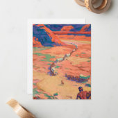 メイナード・ディクソンによる侵入者の偵察 ノートカード (正面/裏面インサイチュ)