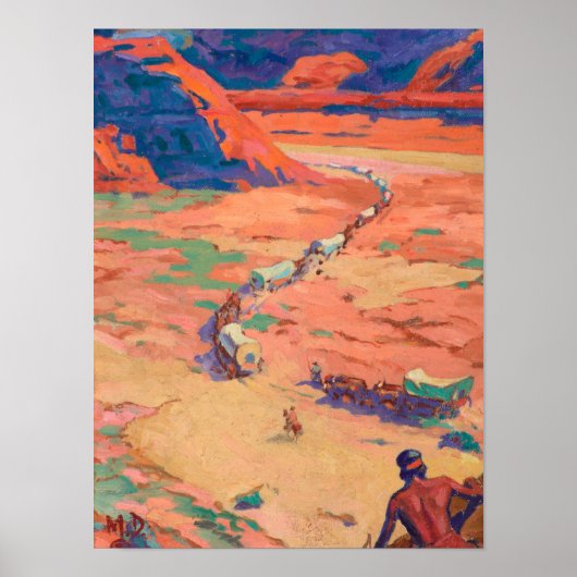 メイナード・ディクソンによる侵入者の偵察 ポスター (正面)