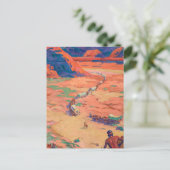 メイナード・ディクソンによる侵入者の偵察 ポストカード (スタンド正面)