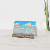 メイナード・ディクソンによる夏の午後の雲 サンキューカード (正面)