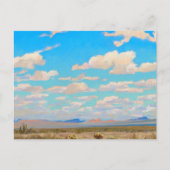 メイナード・ディクソンによる夏の午後の雲 ポストカード (正面)