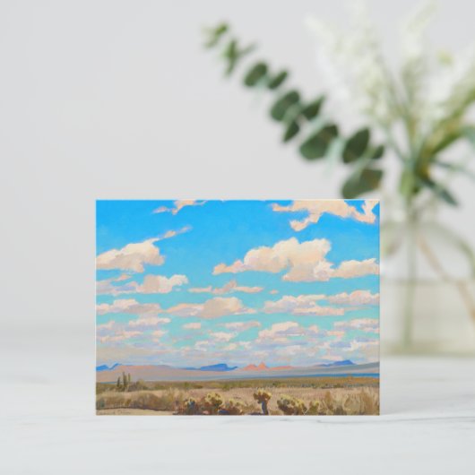 メイナード・ディクソンによる夏の午後の雲 ポストカード (スタンド正面)