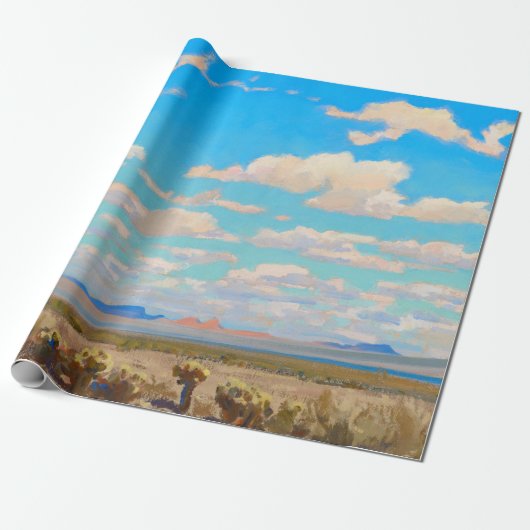 メイナード・ディクソンによる夏の午後の雲 ラッピングペーパー (アンロールド)