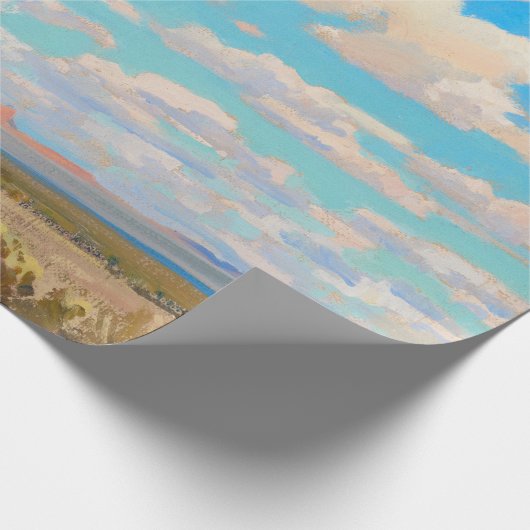 メイナード・ディクソンによる夏の午後の雲 ラッピングペーパー (角)