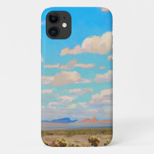 メイナード・ディクソンによる夏の午後の雲 iPhone 11 ケース