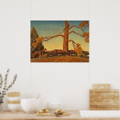 メイナード・ディクソンによる尾根の上 ポスター (キッチン)