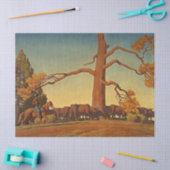 メイナード・ディクソンによる尾根の上 薄葉紙 (クラフト)