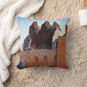 メイナード・ディクソンによる屋上からのウォッチャー クッション (ブランケット)