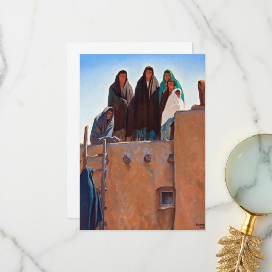 メイナード・ディクソンによる屋上からのウォッチャー サンキューカード (正面/裏面インサイチュ)