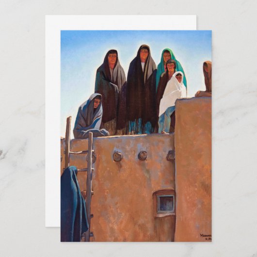 メイナード・ディクソンによる屋上からのウォッチャー サンキューカード (正面/裏面)