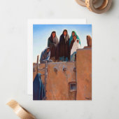 メイナード・ディクソンによる屋上からのウォッチャー ノートカード (正面/裏面インサイチュ)