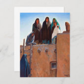 メイナード・ディクソンによる屋上からのウォッチャー ノートカード (正面/裏面)