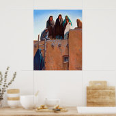 メイナード・ディクソンによる屋上からのウォッチャー ポスター (キッチン)