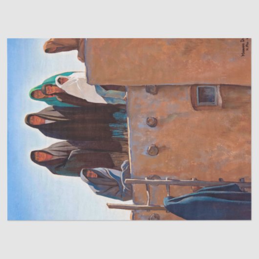 メイナード・ディクソンによる屋上からのウォッチャー 薄葉紙 (正面)