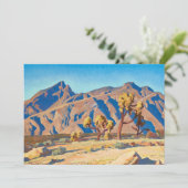 メイナード・ディクソンによる山々に対するチョラス サンキューカード (スタンド正面)