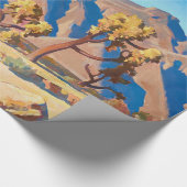 メイナード・ディクソンによる山々に対するチョラス ラッピングペーパー (角)