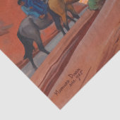 メイナード・ディクソンによる峡谷のナバホス 薄葉紙 (詳細)