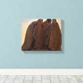 メイナード・ディクソンによる恐怖の形 キャンバスプリント (インサイチュ (ウッドフロア))