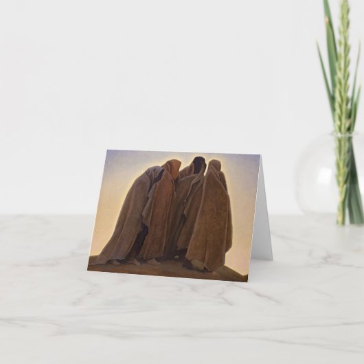 メイナード・ディクソンによる恐怖の形 サンキューカード (正面)