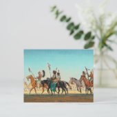 メイナード・ディクソンによる戦士のパレード シーズンポストカード (スタンド正面)