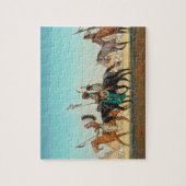 メイナード・ディクソンによる戦士のパレード ジグソーパズル (縦)