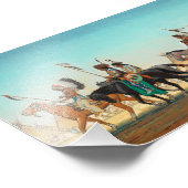 メイナード・ディクソンによる戦士のパレード フォトプリント (角)