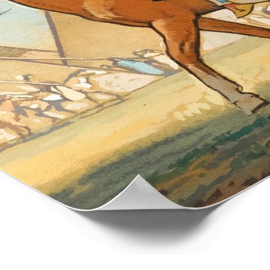 メイナード・ディクソンによる戦士のパレード ポスター (角)