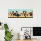 メイナード・ディクソンによる戦士のパレード ポスター (ホームオフィス)