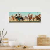 メイナード・ディクソンによる戦士のパレード ポスター (キッチン)