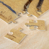 メイナード・ディクソンによる旧カリフォルニアのランチェロ ジグソーパズル (側面)