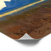 メイナード・ディクソンによる湾への雨 ポスター (角)