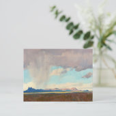 メイナード・ディクソンによる湾への雨 ポストカード (スタンド正面)