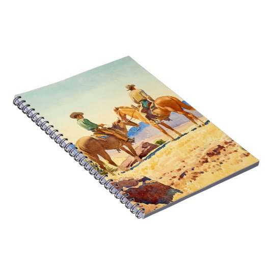 メイナード・ディクソンによる馬のカウボーイズ ノートブック (右側)