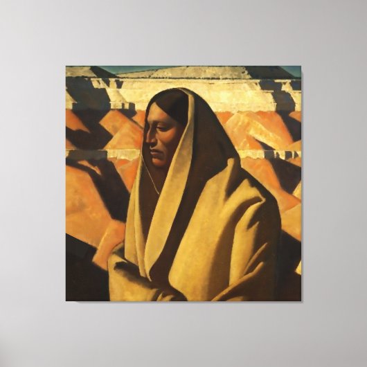 メイナード・ディクソンによる「アース・ノウアー」 キャンバスプリント (正面)