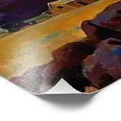 メイナード・ディクソンによる『デザート・ラットの家』 フォトプリント            (角)