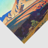 メイナード・ディクソンによる『デザート・ラットの家』 薄葉紙 (詳細)