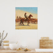 メイナード・ディクソンによる「トレイル・ヘルド」 ポスター (キッチン)